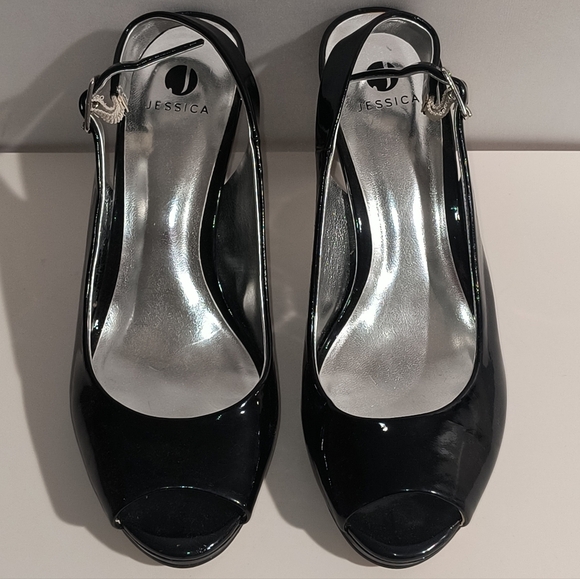 Jessica Women's 7 Black Heels - Picture 1 of 8